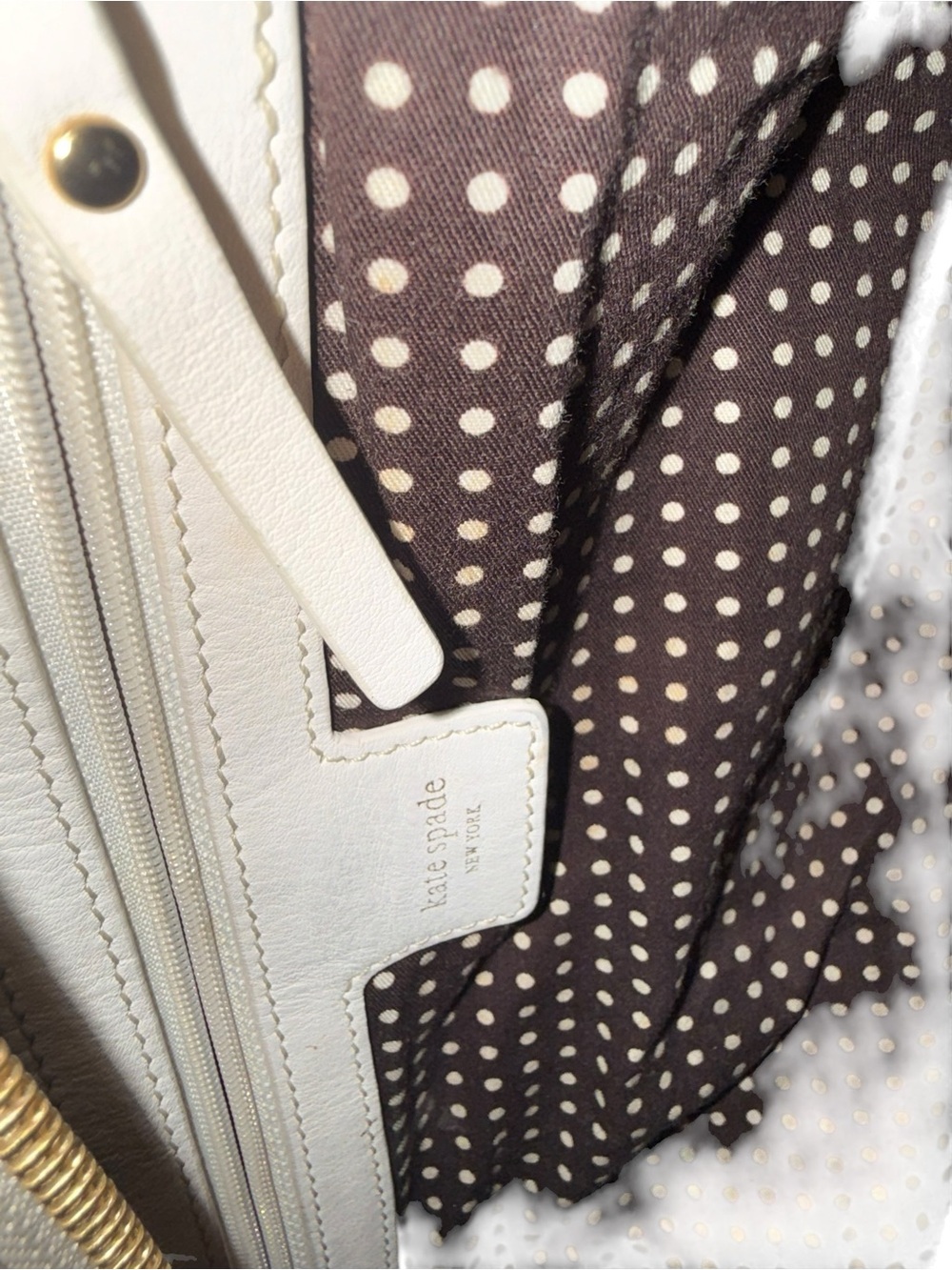 kate spade Striped Multicolor Canvas Shoulder Bag - Picture 5 of 11
